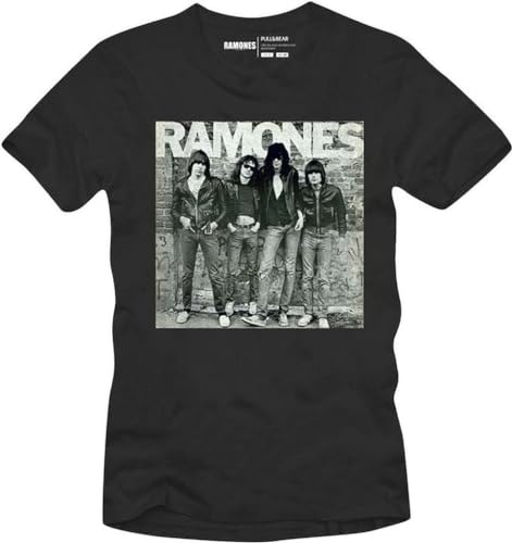 Amazon.com: Ramones Men's 1st Album Cover T-Shirt Black Small